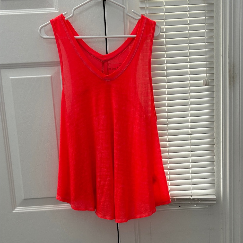 We The Free Bright Red Tank Top